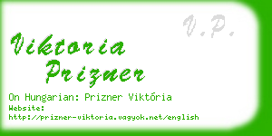 viktoria prizner business card